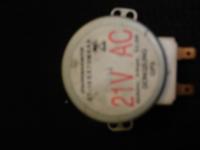 Мотор вращения тарелки СВЧ 21V-3W-5/6 prm пластиковый шток H=6mm (6549W1S017A, 6549W1S011A)