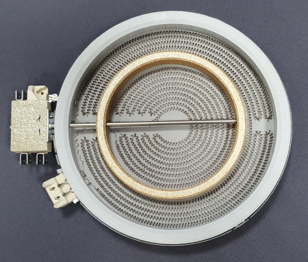 Конфорка стеклокерамика D180 mm 1700/700W , зам.225846, COK050UN 2-х зон.